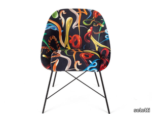 SNAKES - Upholstered fabric chair _ seletti