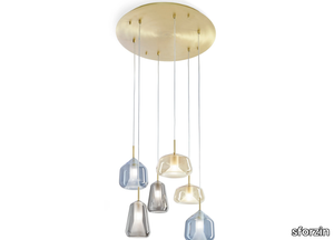 X-RAY 6 - Borosilicate glass pendant lamp _ sforzin