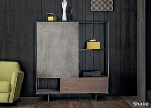 CUBIC - Wooden highboard _ Shake