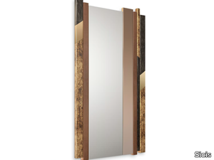 QUARTZ - Rectangular wall-mounted mirror with integrated lighting _ Sicis