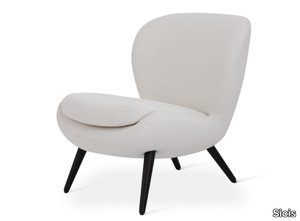 NIELS - Fabric easy chair with integrated cushion _ Sicis