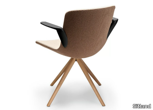 MILOS LIFE - Trestle-based fabric chair _ Sitland