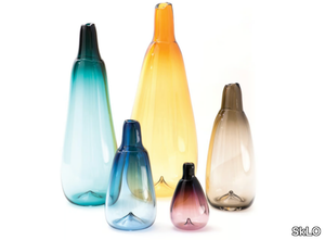 BOTTLE - Blown glass vase _ SkLO