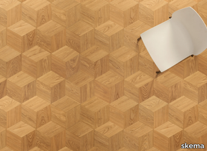 YLES HEXAGON NATURAL - Wooden parquet _ SKEMA