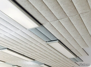 ECOWALL CEILING - Polyester fibre Acoustic wall panel _ Slalom