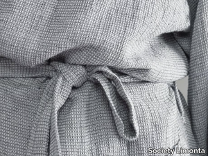 MACO - Cotton and linen bathrobe _ Society Limonta