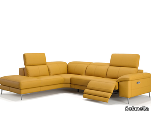 SIENA - Corner leather sofa _ Sofanella