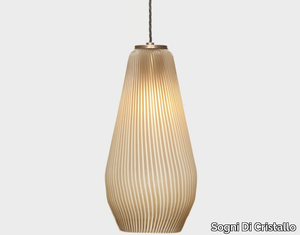 CONO #005 - Murano glass pendant lamp _ Sogni Di Cristallo