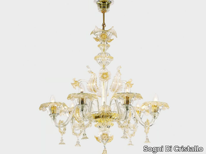 DELFI D'ORO - Murano glass chandelier _ Sogni Di Cristallo