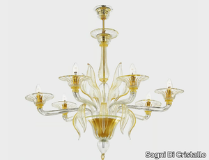 DAMOCLE D'ORO - Murano glass chandelier _ Sogni Di Cristallo