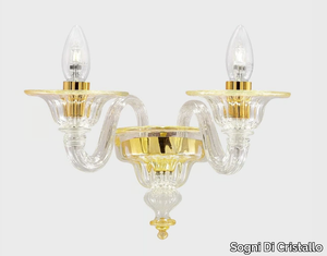 PROTEO D'ORO - Murano glass wall lamp _ Sogni Di Cristallo