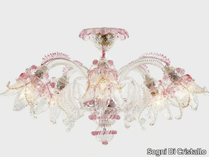 SECOLO - Handmade Murano glass ceiling lamp _ Sogni Di Cristallo