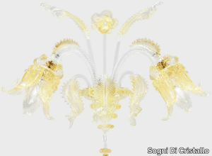 SECOLO D'ORO - Murano glass wall lamp _ Sogni Di Cristallo