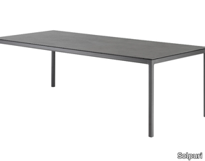 SOFT - Rectangular garden table _ Solpuri