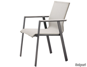 SOUL - Stackable aluminium garden chair _ Solpuri