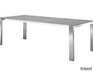 MONO - Rectangular garden table _ Solpuri