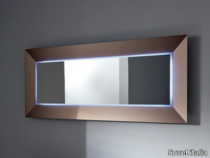 DENVER UP - Rectangular mirror with integrated lighting _ Sovet italia