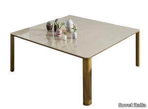 KODO - Square glass table _ Sovet italia