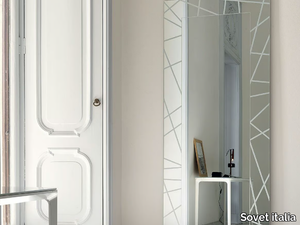 SEGMENT - Rectangular wall-mounted mirror _ Sovet italia