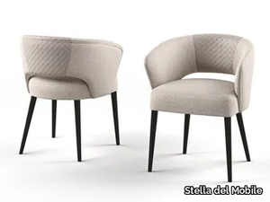 PR.420 - Upholstered fabric chair with armrests _ Stella del Mobile