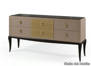 PR.110 - Chest of drawers in wood with decoration on the drawers _ Stella del Mobile