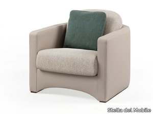 PR.702 - Leather armchair with armrests _ Stella del Mobile