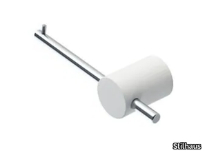 EQUILIBRIUM EQR 11 - Adhesive resin and brass toilet roll holder _ Stilhaus