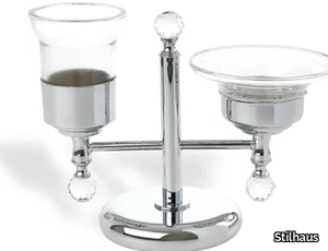 SMART LIGHT - Glass soap dish / toothbrush holder _ Stilhaus