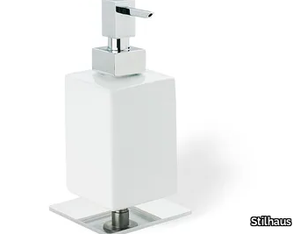 URANIA - Ceramic Bathroom soap dispenser _ Stilhaus