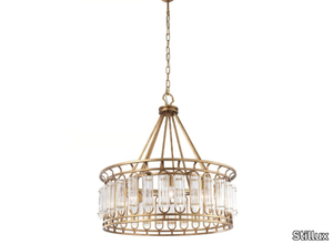 NEW DIRECTIONS 20618 - Metal and blown glass chandelier _ Stillux