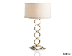 NEW DIRECTIONS 20708 - Metal table lamp with linen lampshade _ Stillux