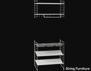 HALLWAY B - Sectional powder coated steel hallway unit _ String Furniture