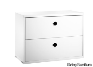 STRING® SYSTEM CHEST OF DRAWERS - Sectional MDF chest of drawers _ String Furniture