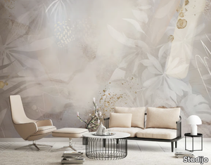 PASTEL RHAPSODY 2 - Wallpaper with floral pattern _ Studijo