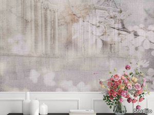 CHERRY - Wallpaper with floral pattern _ Studijo