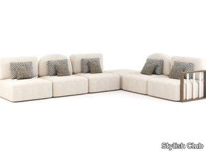 HER - Sectional microfiber sofa _ Stylish Club