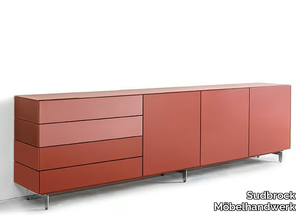CUBO 120 - Wooden sideboard with drawers _ Sudbrock Möbelhandwerk