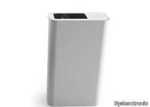 DROP TOP - Galvanized steel waste bin for waste sorting _ Systemtronic