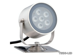 SHARK 6 - LED adjustable stainless steel Outdoor floodlight _ TEKNI-LED