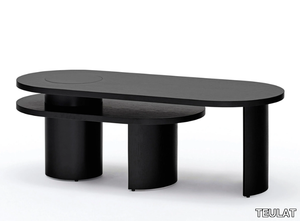 NORI - Swivel wooden coffee table _ TEULAT