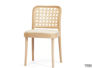 822 - Wooden chair with integrated cushion _ TON