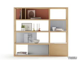 KAI 46 - Freestanding wooden bookcase _ TREKU