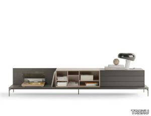 LAUKI 147 - Modular wooden TV cabinet with drawers _ TREKU