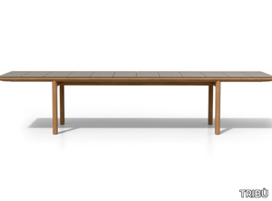 AMANU - Rectangular teak dining table _ TRIBÙ