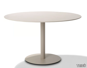 T-TABLE - Round ceramic garden table _ TRIBÙ