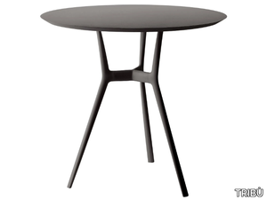 BRANCH - Round powder coated aluminium garden table _ TRIBÙ