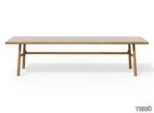 UKIYO - Rectangular teak garden table with ceramic top _ TRIBÙ