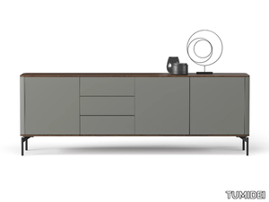 CIRCLE - Lacquered sideboard with doors and drawers _ TUMIDEI