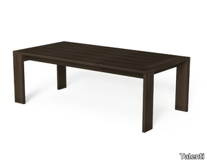 ARGO-WOOD - Rectangular Accoya® wood garden table _ Talenti