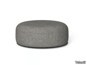 SCACCO - Round fabric garden pouf _ Talenti